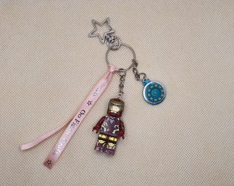 Iron Man minifigure Bag Charm.