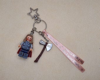 Thor minifigure Bag Charm.