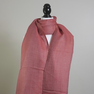 Maroon Fine Wool Scarf Luxury Handwoven Winter Wrap Soft Lightweight & Warm Shawl Elegant Fashion Scarf for Women Perfect Gift for Her