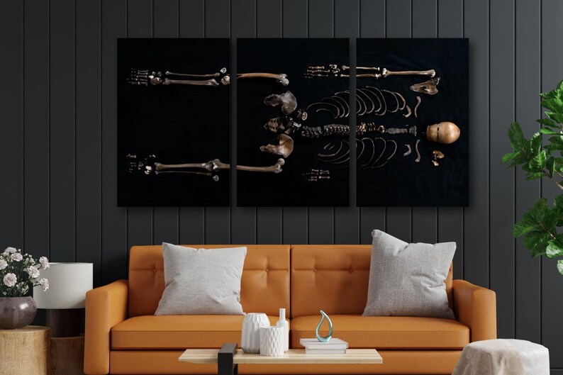 Archeology Wellman of Norse Legend Ultrahigh Resolution Scan Canvas