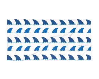 Shark Fin Beach Towel