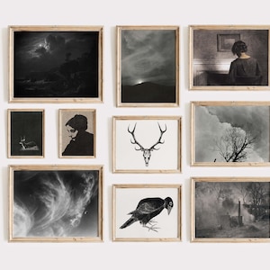 Dark Academia Moody Downloadable Prints | SET OF 10 PRINTS