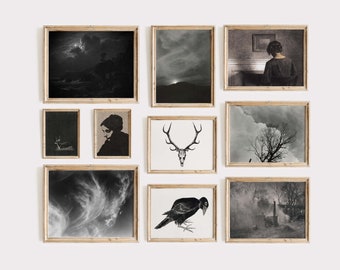 Dark Academia Moody Downloadable Prints | SET OF 10 PRINTS