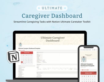 Ultimate Caretaker Dashboard Notion Template