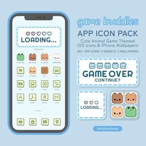 Cute Game Buddies Icon Pack