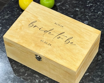 Personalised Bride Box for Wedding Gift Hamper | Bride Wedding Boxes, Wedding Box For Bride, Wedding Photoshoot Decor, Wedding Keepsake