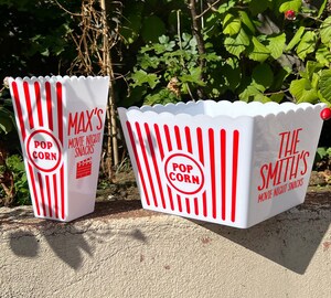 Lot De 46 Boîtes à Popcorn En Carton – Style Rétro Rayures Rouges Et Blanches, Réutilisables, Pour Fêtes, Cinéma, Anniversaire