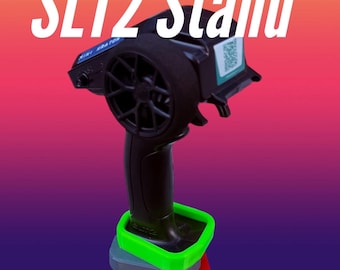 ARRMA GROM SLT2 Messumformerhalterung mit flexibler Aufhängung und Text