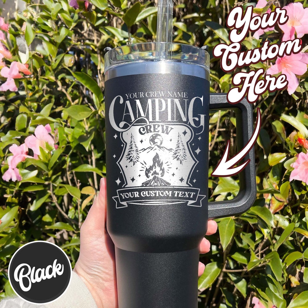 Custom Tumbler for Camping, Custom Camping Tumbler, Camping Tumbler