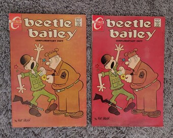 2 Beetle Bailey Vol 1 No 1 January 1970 Charlton Comics Complimentary Copy