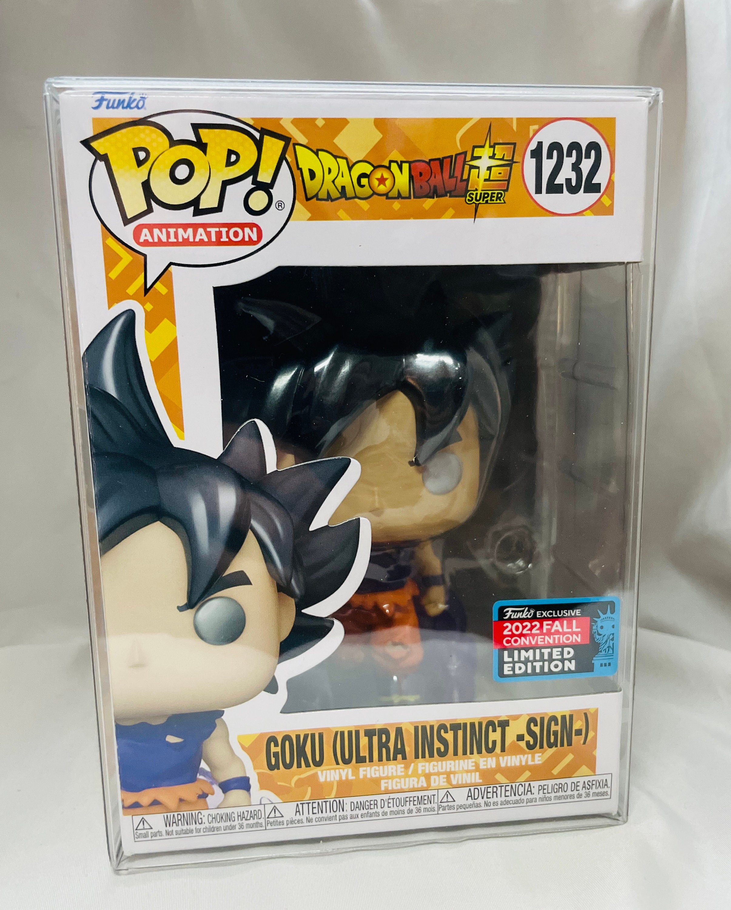 Goku Ultra Instinct Kamehameha Funko POP - 2022 NYCC Exclusive Con Sticker