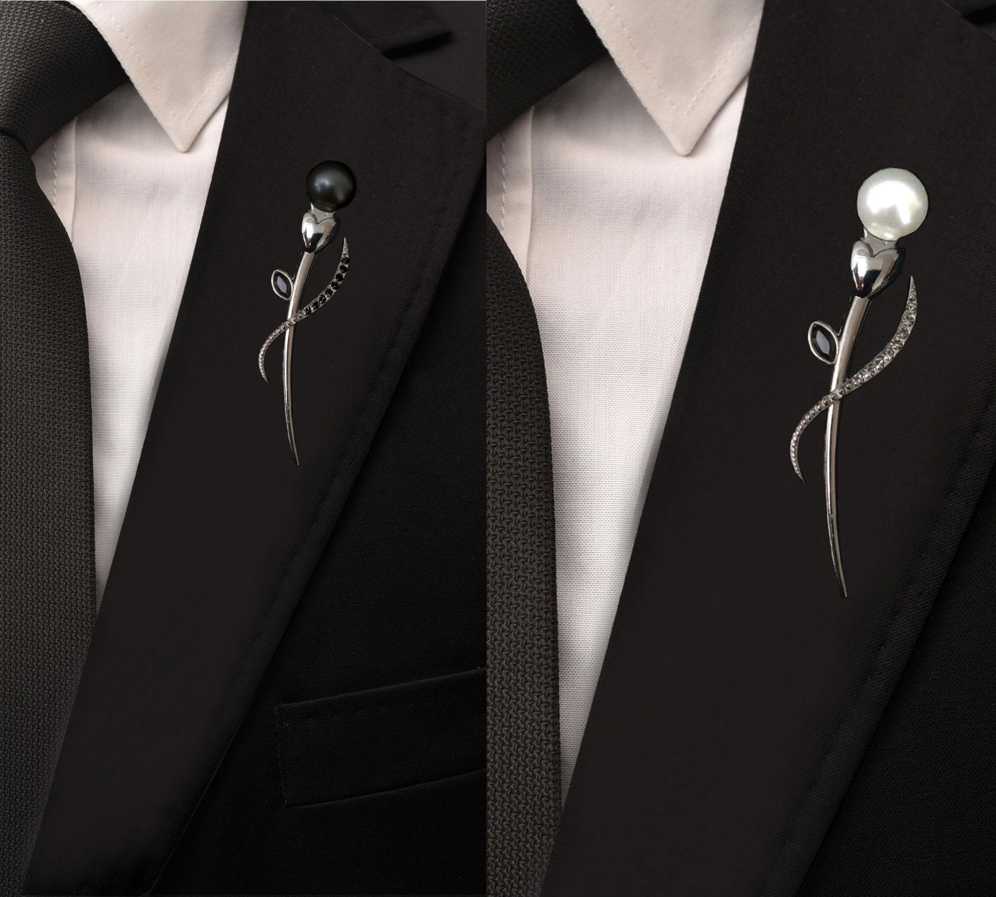 Brooch Wedding Suit Etsy UK