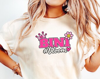 BINI Blooms T-Shirt, Pinoy P-Pop Fan Tee, Unisex