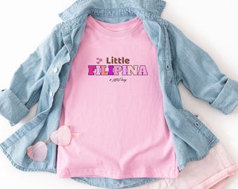 Little Filipina Shirt: Pinoy Pride Toddler Tee