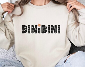 Pinoy BINI Crewneck Sweatshirt: Philippine-Inspired Unisex Top