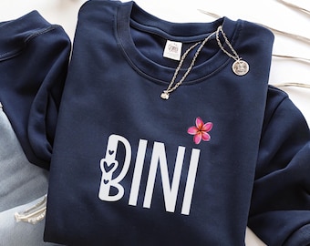 Bini Blooms Unisex Sweatshirt, Pinoy P-Pop Girl Group Pullover, Filipino Inspired Crewneck