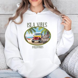 Filipino Pinoy Inspired Island Vibes Unisex Hoodie Sweatshirt, Philippine Island Sweatshirt, Summer Vibes Hoodie, Isla Vibes Sweater, Island