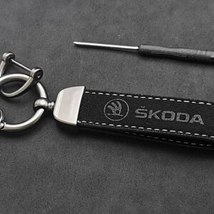 Schlüsselanhänger Auto Schlüsselring Keychain Für Skoda Fabia