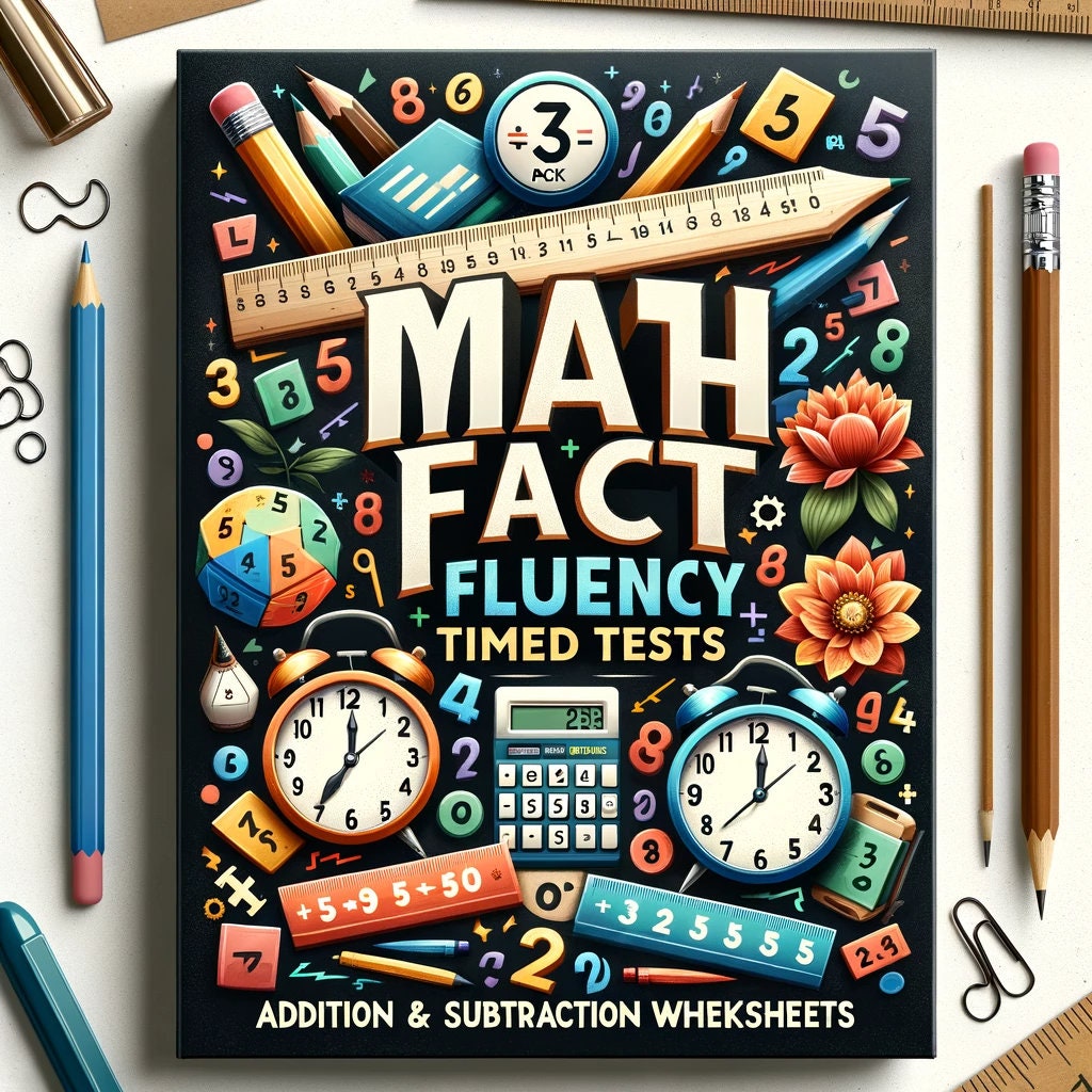 Math Mastery Fact Flashcards, Tables, Worksheets 1st Grade Addition ...