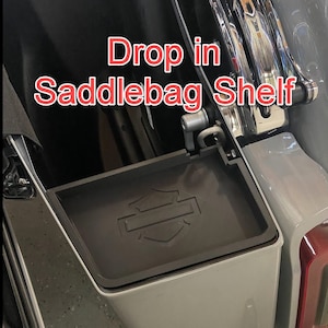 2024 Harley Davidson Drop in Saddlebag Shelf 2024 Road Glide Street Glide Saddlebag Shelf Accessories Gifts for Him Harley Accessories Etsy