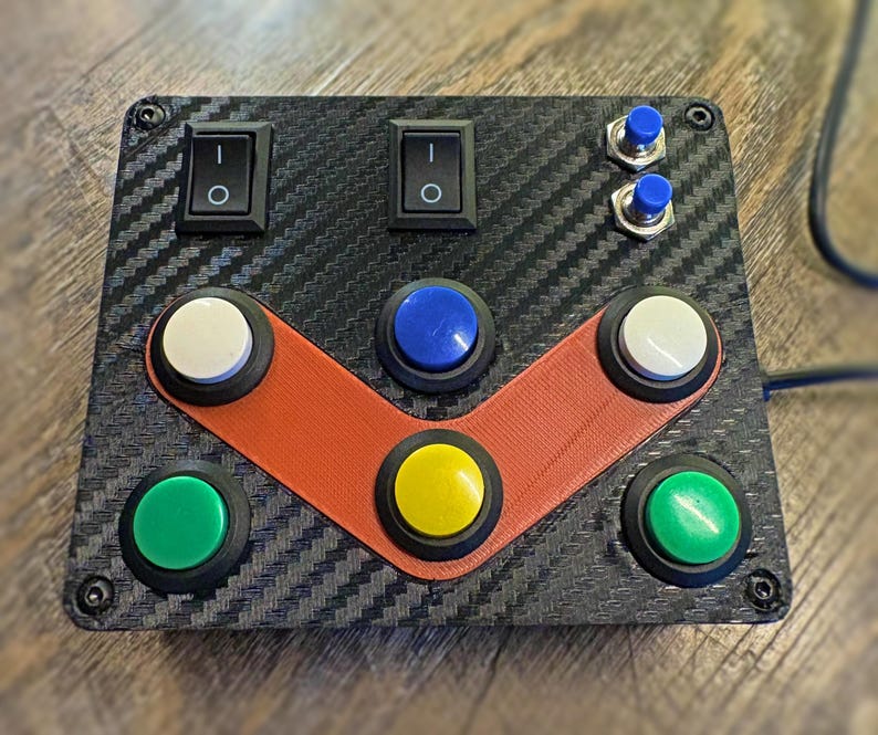 10-button Sim Racing Button Box Perfect for PC Gaming, Sim Rigs ...