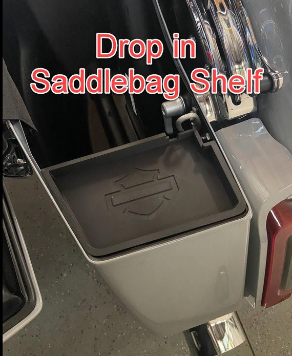 2024 2025 Harley Davidson Drop in Saddlebag shelf 2024 Road Glide Street Glide Saddlebag shelf accessories  gifts for him Harley accessories