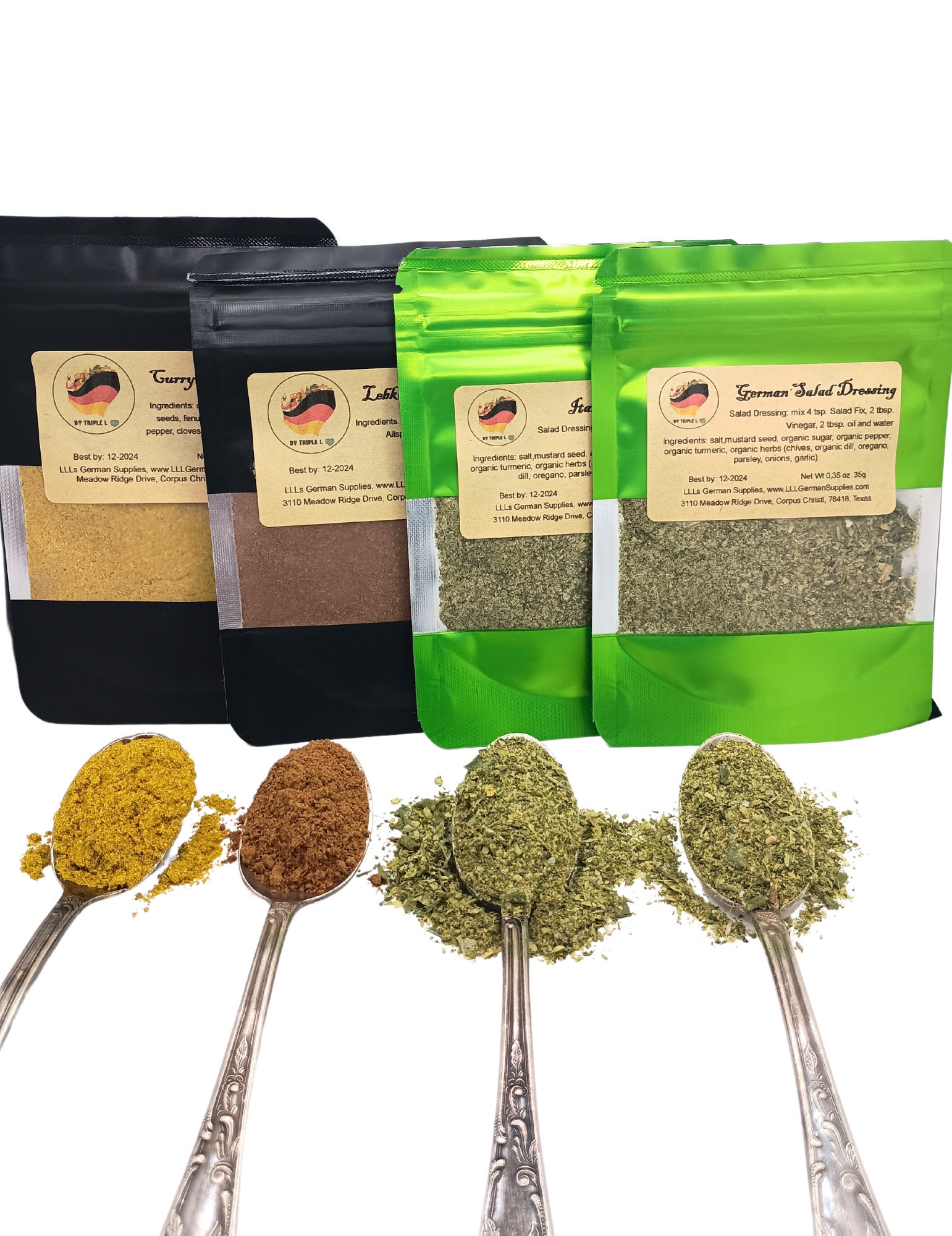 Smoked Seasonings Gift Set - 5 Organic Seasoning Samplers