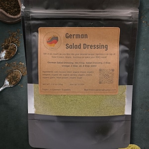 Big 100g German Salad Dressing - for 10 flavorful family size salads -