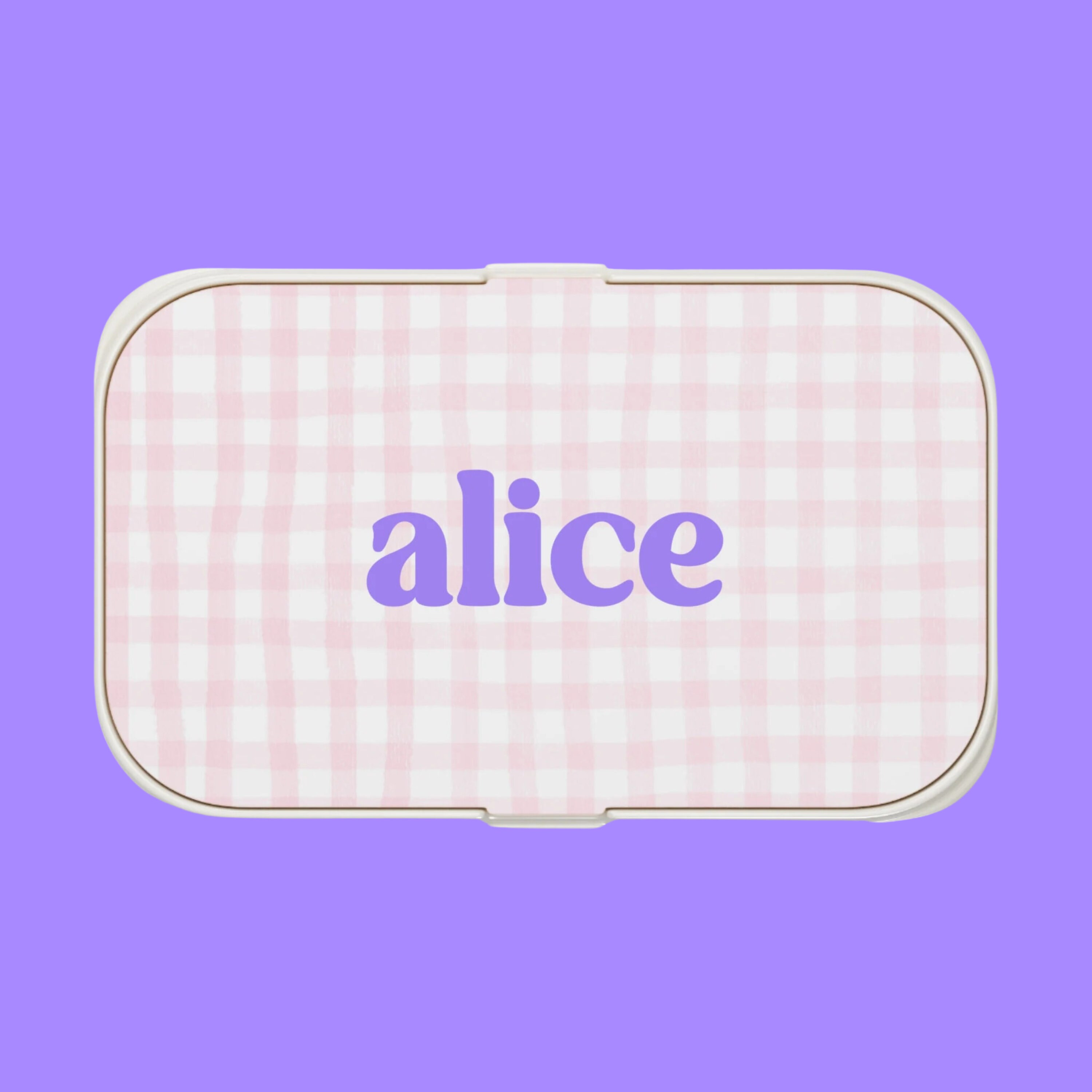 Personalized Bento Lunch Box with Cutlery | Silicone Snack Box with Wood Lid | Custom Name Lunchbox for School, Work, or Gifts for Teacher