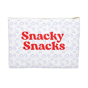 Personalized Kids Snack Bag | Reusable Snack Bag | Custom Name Snack Pouch | Gift for Kids | Gift for New Mom | Snacky Snacks
