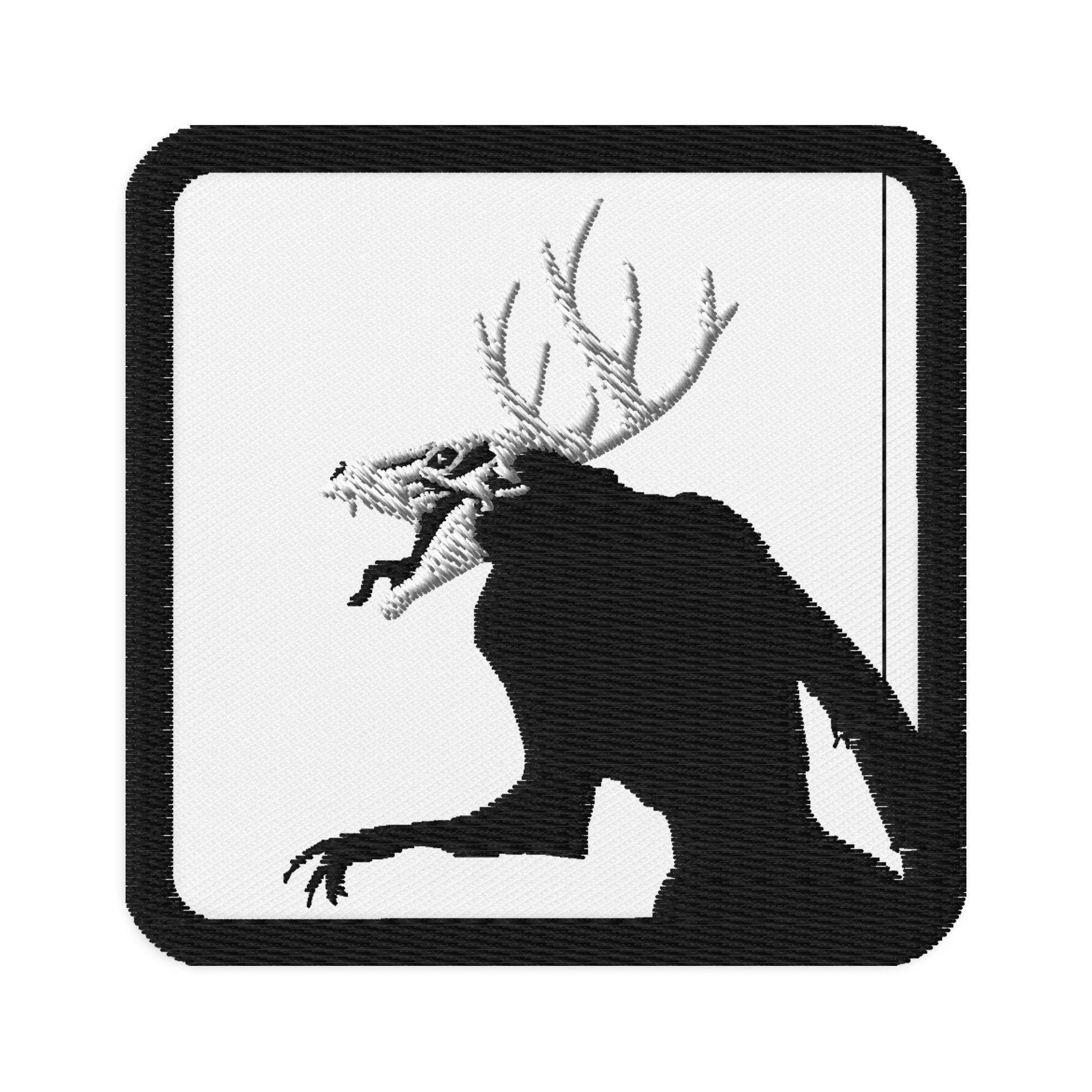 Wendigo Embroidered Patches Etsy