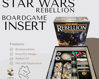 Star Wars Rebellion Inlay Board Game Organizer Star Wars Rebellion Insert for Star Wars Rebellion Board Game
