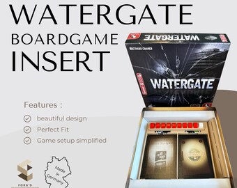 Watergate Inlay Board Game Organizer Watergate Insert for Watergate Board Game