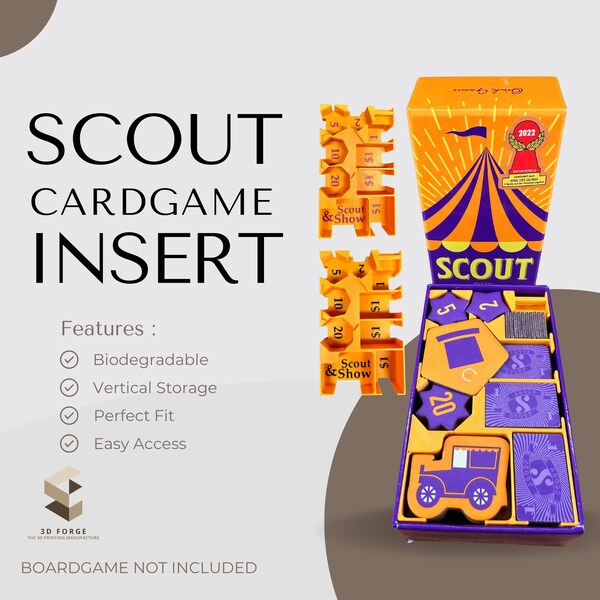 Scout Inlay - Brettspiel Organizer (board game)