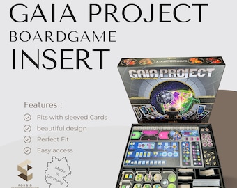 Gaia Project Inlay Board Game Organizer Gaia Project Insert for Gaia Project Board Game