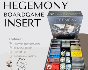 Hegemony Inlay Board Game Organizer Extended Edition and Historical Events Hegemony Board Game