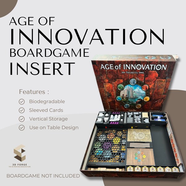 Age of Innovation Inlay - Brettspiel Organizer (board game insert)