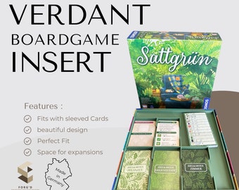 Verdant Inlay Board Game Organizer Verdant Insert for Verdant Board Game