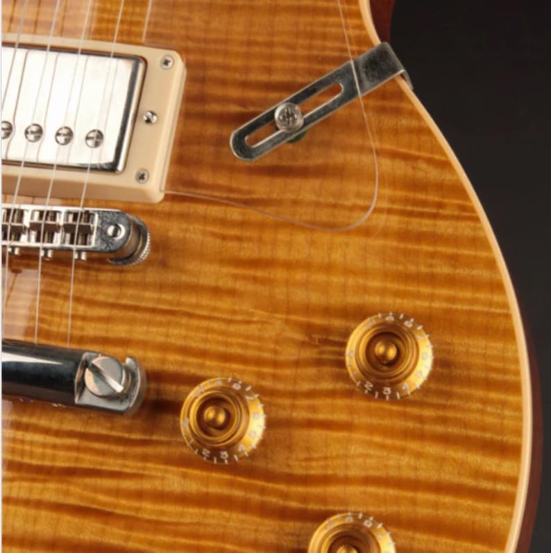 Les Paul Clear Pickguard - Black, Chrome, or Gold Hardware - Etsy