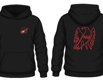 Firebird Guitar Hoodie - Choose your color and size!
