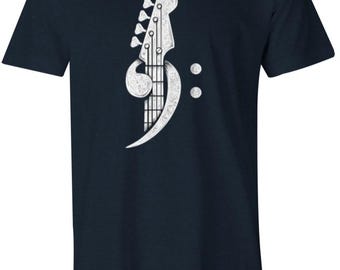 Bass Clef Tee Shirt - Choose your color and size!