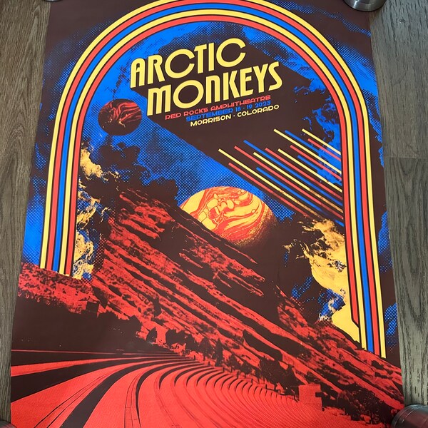 Colorado Poster Red Rocks Etsy