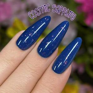 Cosmic Sapphire Acrylic Dipping Powder - 1oz