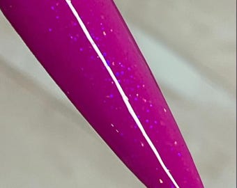 Pink Voltage Acrylic and Dipping Powder.