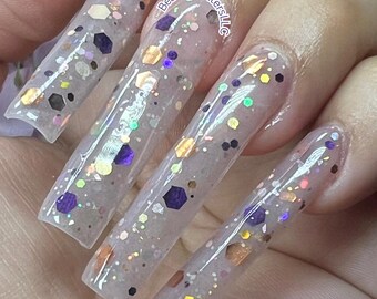 Kai Glitter Acrylic Powder: Chunky Glitter Mix