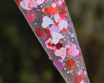 True Love | Valentine’s Day Glitter Acrylic