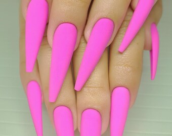 Candy Pink Acrylic and Dipping Powder