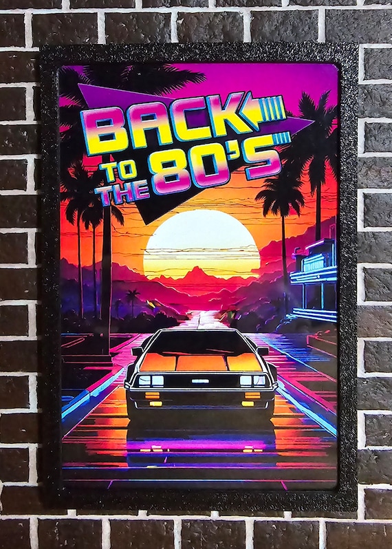 1/6 Scale 80's Style Arcade Poster FREE Frame - Etsy