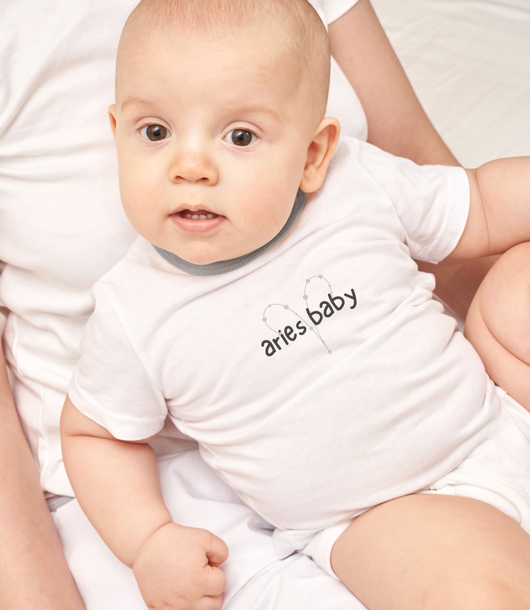 Aries Baby Onesie Zodiac Sign Onesie Baby Shower Gift Cute Etsy