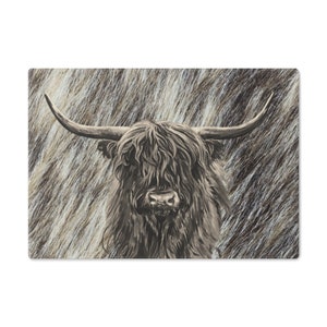 Highland cow Cutting Board
